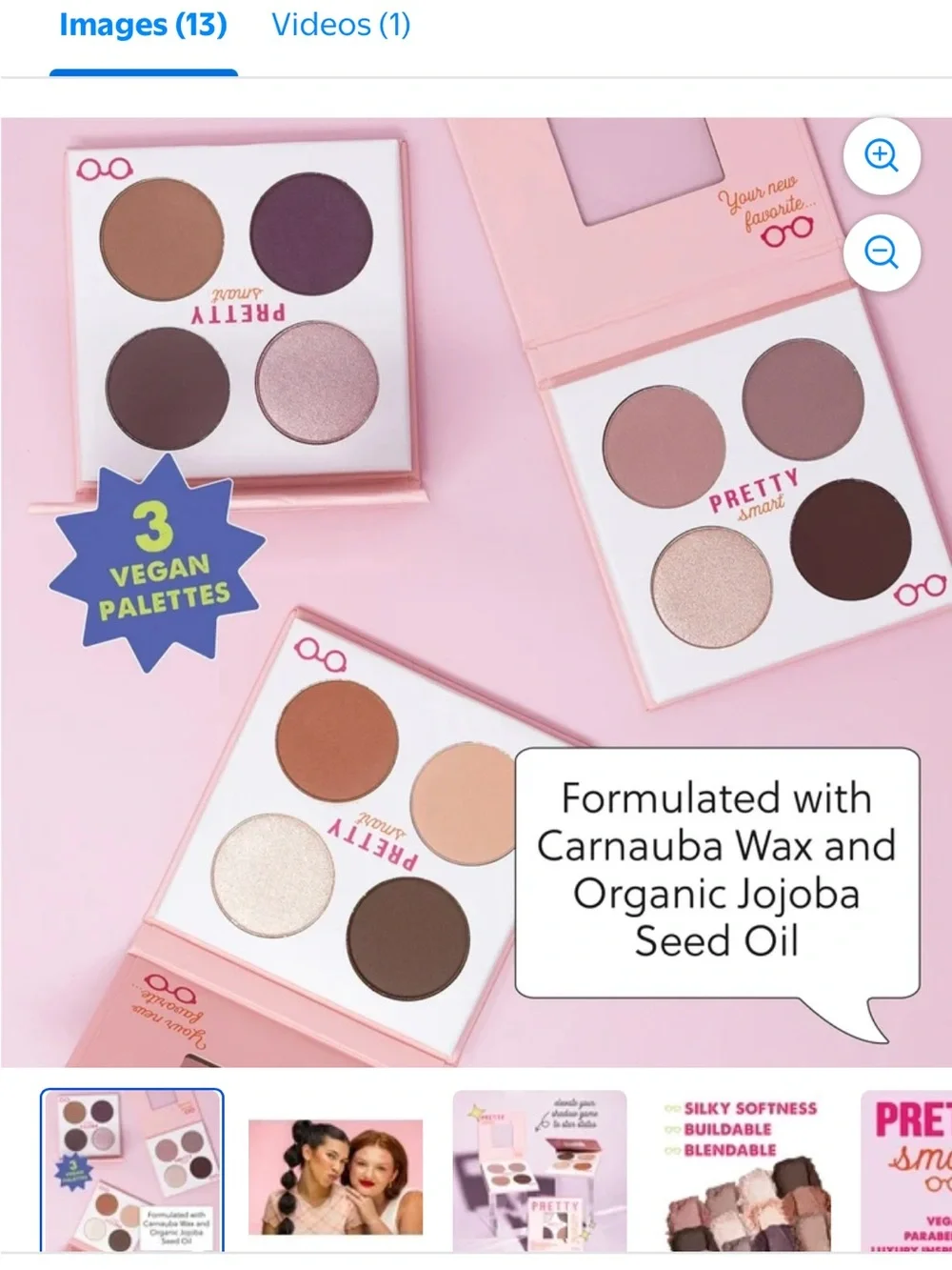 Pretty smart eyeshadow palette 104 Vegan makeup sealed
